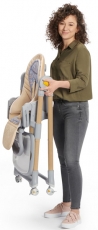 Стільчик для годування Kinderkraft Lastree Beige Wood